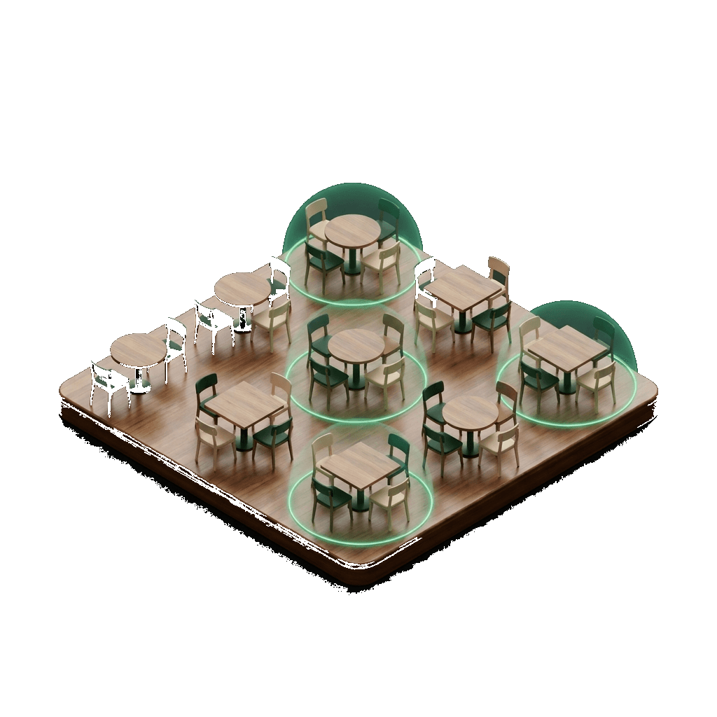 mandil: plano de sala y reservas de tu restaurante en una app